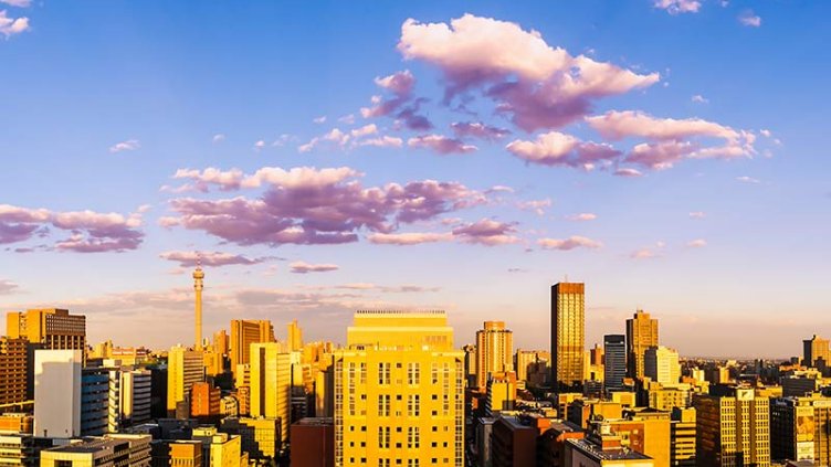 Ariel view of Sandton CBD