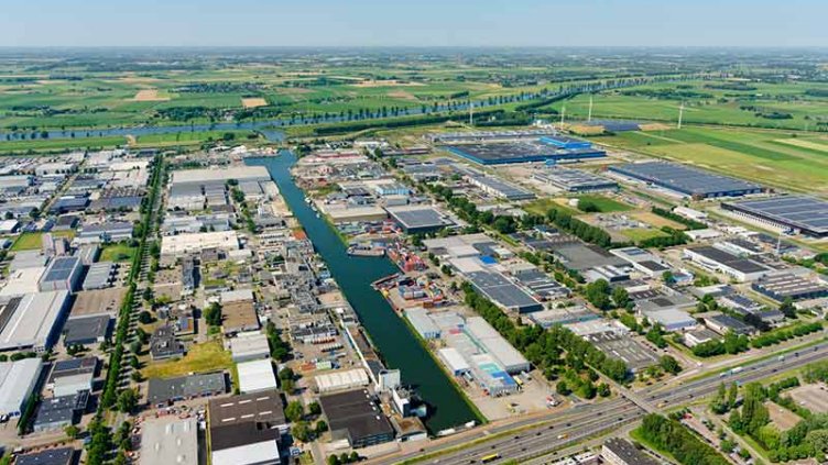 Waalwijk Harbour Netherlands